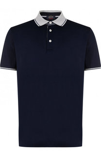 Хлопковое поло с короткими рукавами Paul&Shark Paul&Shark