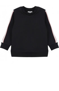 Хлопковый свитшот с контрастной отделкой Givenchy