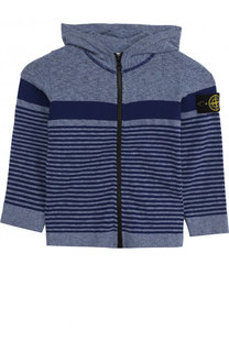 Кардиган джерси на молнии с капюшоном Stone Island