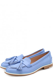Кожаные лоферы с кисточками Tod’s Tods
