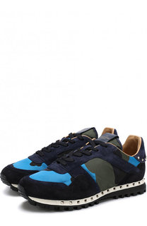 Комбинированные кроссовки Valentino Garavani Rockrunner Valentino