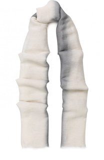 Шаль из смеси шелка и льна с кашемиром и градиентным рисунком Colombo