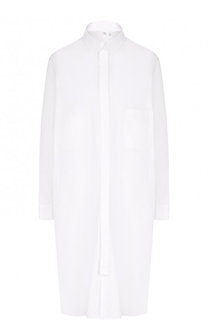 Однотонное хлопковое платье-рубашка Yohji Yamamoto