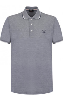 Хлопковое поло с короткими рукавами Paul&Shark Paul&Shark