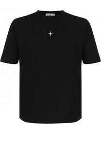 Хлопковая футболка с круглым вырезом Stone Island