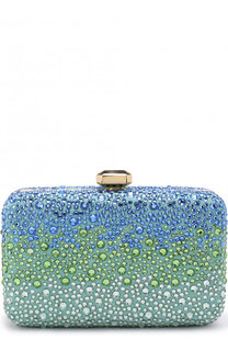 Вечерний клатч с отделкой стразами Elie Saab