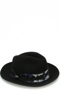 Шерстяная шляпа с отделкой пером Zadig&amp;Voltaire Zadig&Voltaire