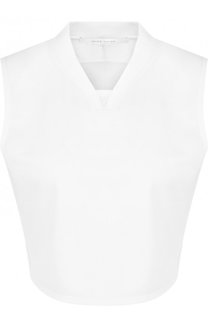 Укороченный однотонный топ без рукавов Givenchy