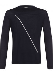 Джемпер из шерсти тонкой вязки Giorgio Armani