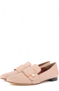Кожаные лоферы Maelle с декорированной пряжкой Bally