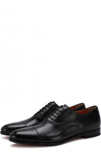 Классические кожаные оксфорды Santoni