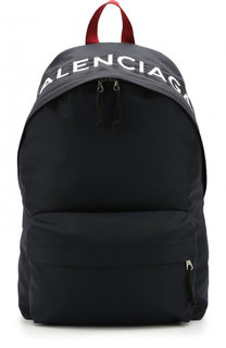 Текстильный рюкзак Wheel с логотипом бренда Balenciaga