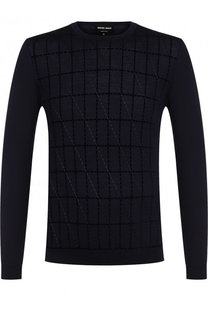 Джемпер из шерсти тонкой вязки Giorgio Armani