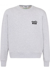 Хлопковый свитшот MSGM x Diadora MSGM