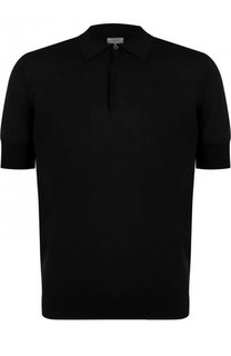 Хлопковое поло с короткими рукавами Lanvin