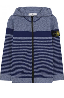 Кардиган джерси на молнии с капюшоном Stone Island