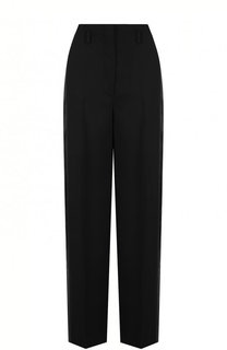 Однотонные шерстяные брюки со стрелками Lanvin