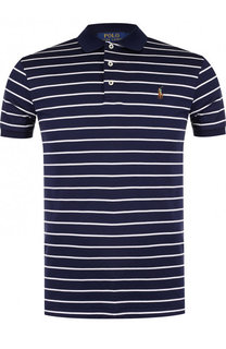 Хлопковое поло в контрастную полоску Polo Ralph Lauren