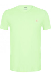 Хлопковая футболка с круглым вырезом Polo Ralph Lauren