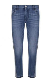 Укороченные джинсы прямого кроя Dolce &amp; Gabbana