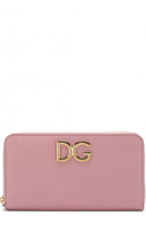 Кожаный кошелек на молнии Dolce &amp; Gabbana