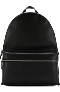 Кожаный рюкзак с внешним карманом на молнии Dsquared2