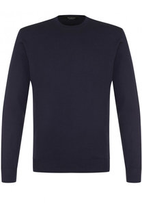 Хлопковый джемпер тонкой вязки Ermenegildo Zegna