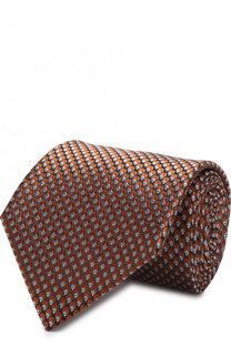 Шелковый галстук с узором Lanvin