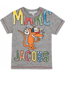Хлопковая футболка с принтом Marc Jacobs