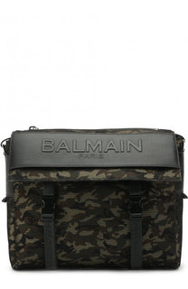 Текстильная сумка с логотипом бренда Balmain