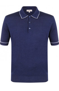 Шерстяное поло с короткими рукавами Canali