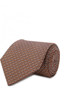 Шелковый галстук с узором Lanvin