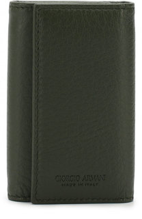 Кожаный футляр для ключей Giorgio Armani