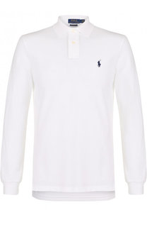 Хлопковое поло с длинными рукавами Polo Ralph Lauren