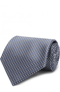 Шелковый галстук с узором Brioni