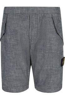 Хлопковые бермуды с карманами Stone Island