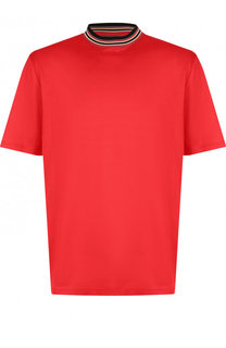 Хлопковая футболка с круглым вырезом Lanvin