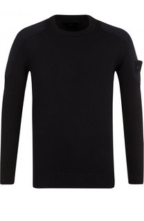 Однотонный хлопковый джемпер Stone Island