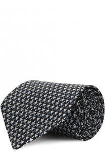 Комплект из шелкового галстука и платка Lanvin