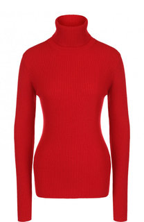 Однотонный кашемировый свитер фактурной вязки Hillier Bartley