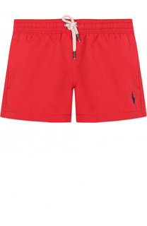 Плавки-шорты с логотипом бренда Polo Ralph Lauren