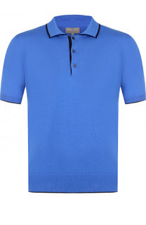 Хлопковое поло с короткими рукавами Canali
