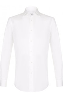 Хлопковая сорочка с воротником кент Brioni
