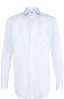 Хлопковая сорочка с воротником кент Brioni