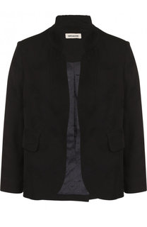 Однотонный жакет из вискозы с укороченным рукавом Zadig&amp;Voltaire Zadig&Voltaire