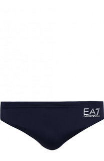 Плавки с логотипом бренда Ea 7