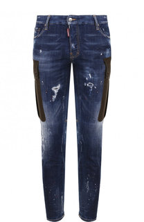 Джинсы прямого кроя с накладными карманами Dsquared2