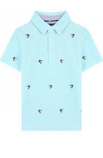 Хлопковое поло с вышивкой Polo Ralph Lauren