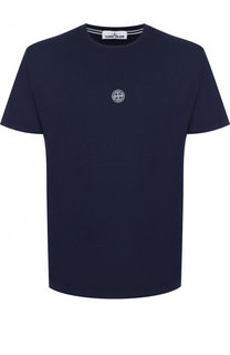 Хлопковая футболка с круглым вырезом Stone Island