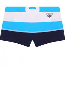 Плавки-шорты с логотипом бренда Armani Junior